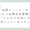 【千葉・勝浦】肉厚ジューシーなとんかつ＆絶品生姜焼き！「とんかつ山本」の人気メニューをレビュー